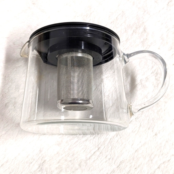 NWOB - Riklig Glass Tea Pot with Tea Infuser/ Strainer - 16oz - Picture 5 of 12
